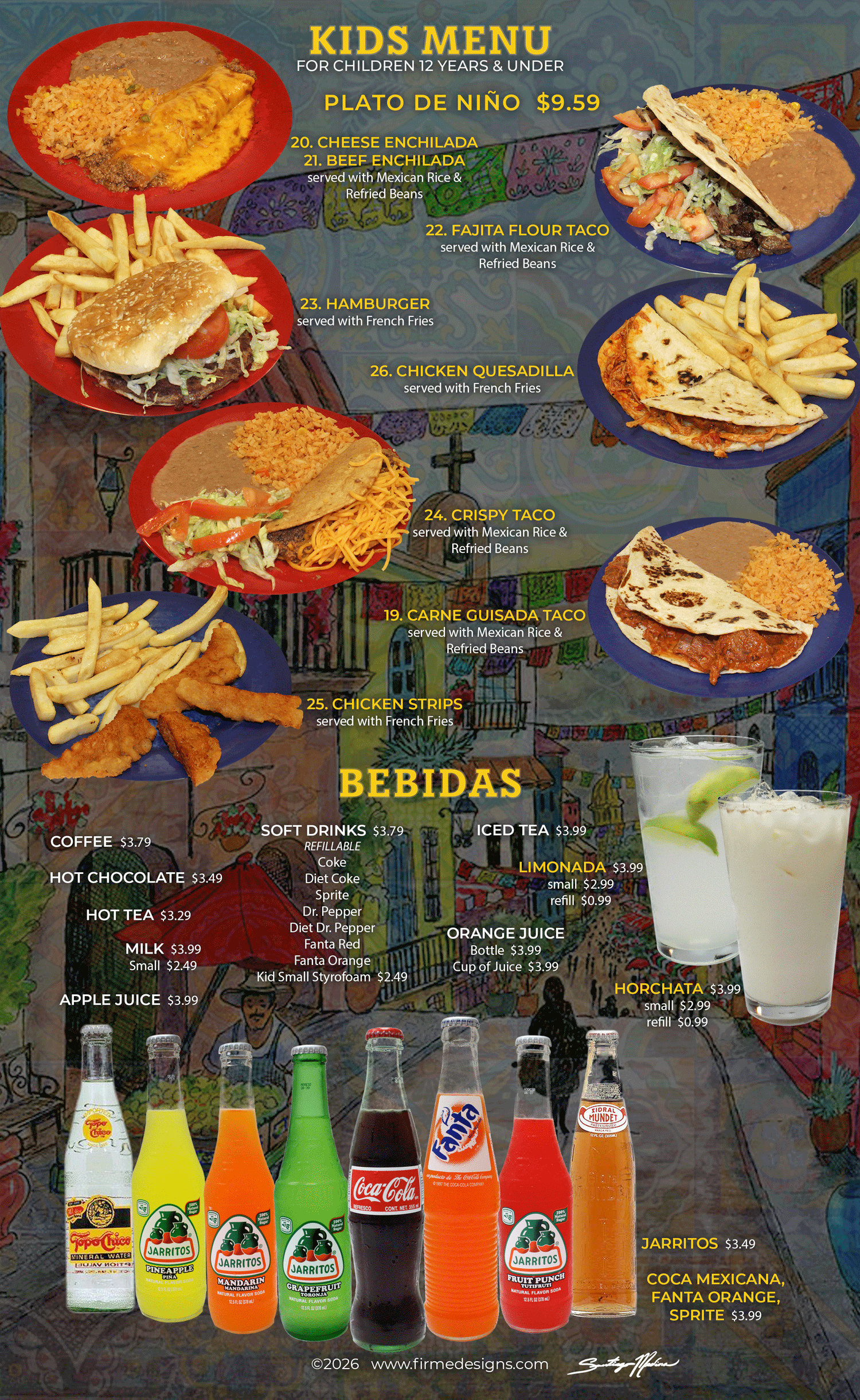 Taqueria Jalisco menu — page 12
