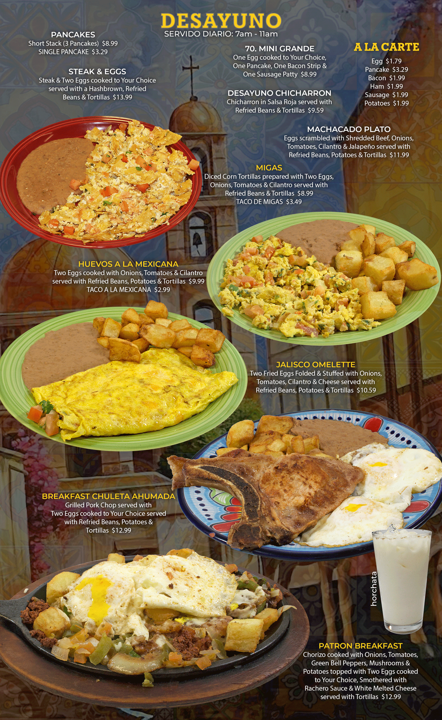 Taqueria Jalisco menu — page 3