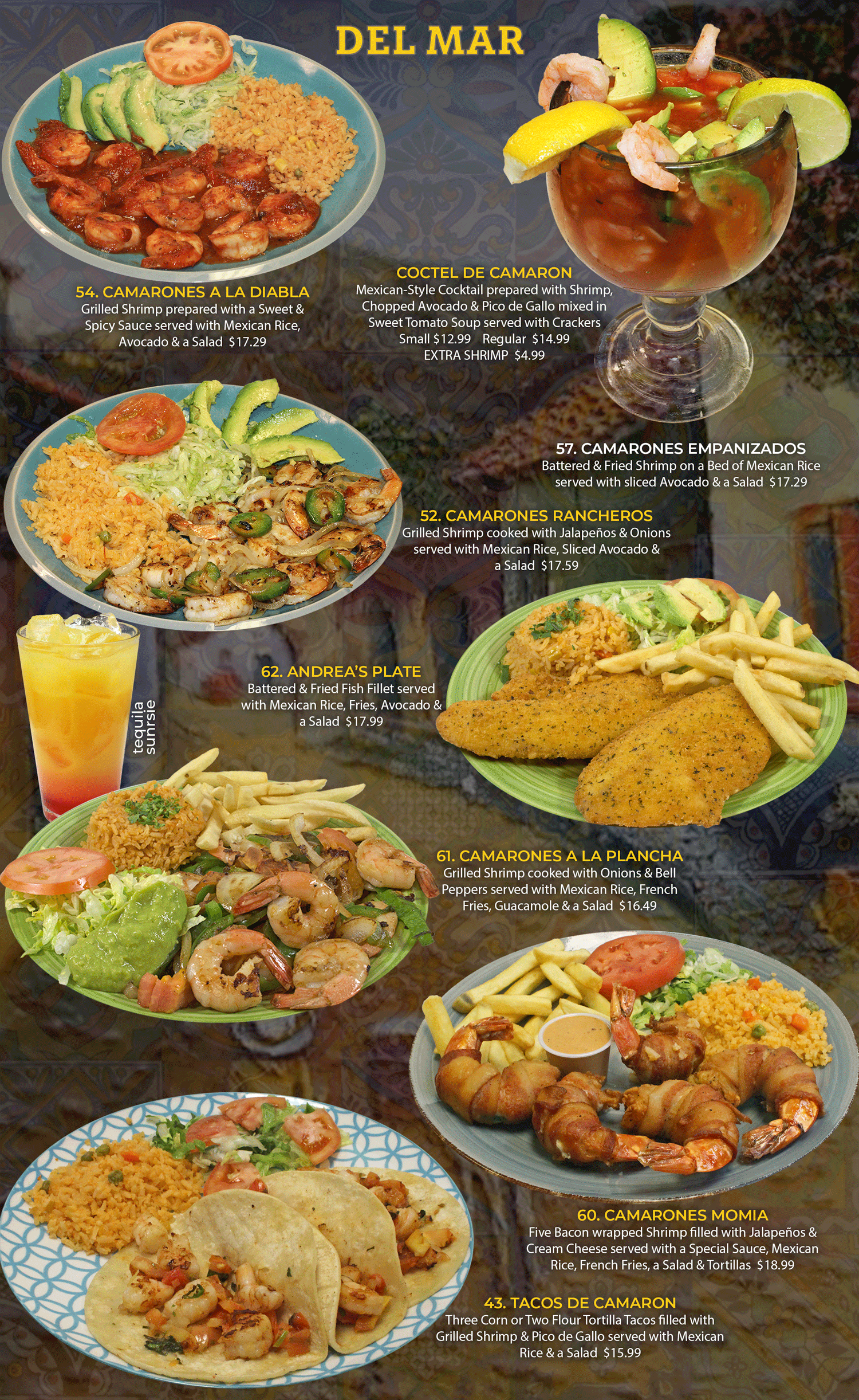 Taqueria Jalisco menu — page 7