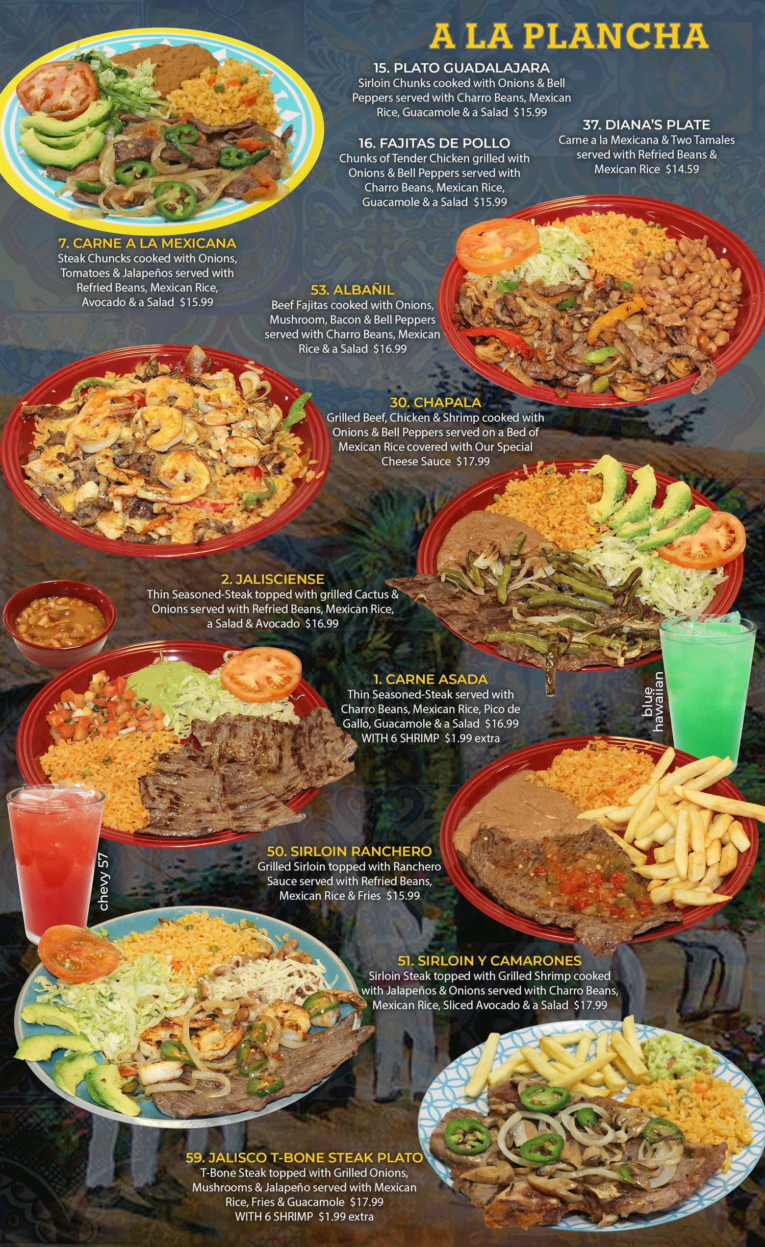 Taqueria Jalisco menu — page 8